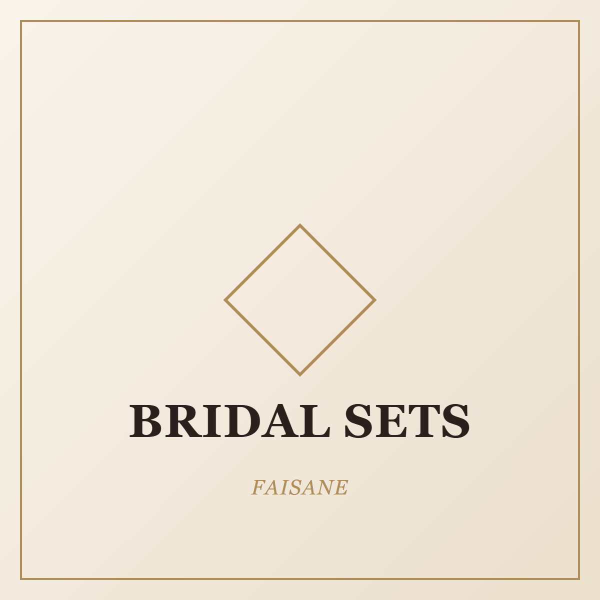 FAISANE Bridal Sets