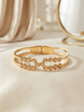 FAISANE Daisy Flower Cluster Bangle
